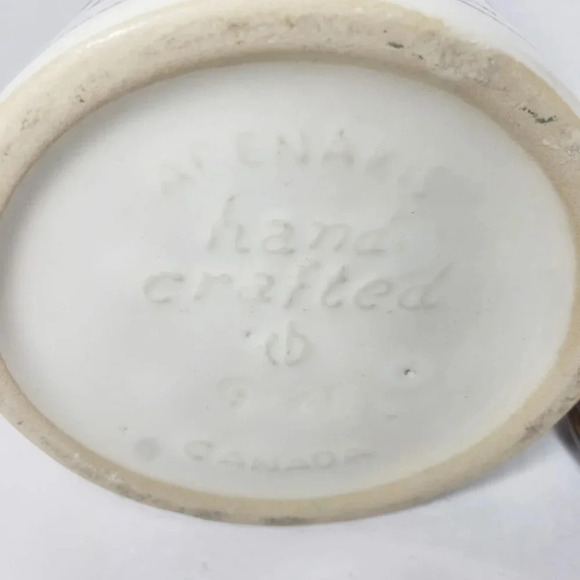 Vintage Abenakis Set of 4 Hand crafted Crock Mini Pitchers with Lids. - Picture 9 of 13